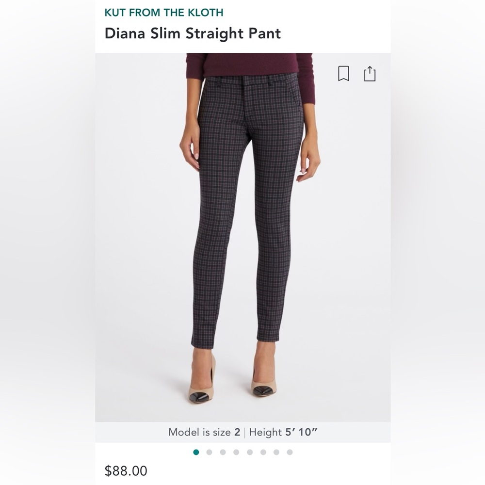 Kut from the Kloth - Diana Slim Straight Pants